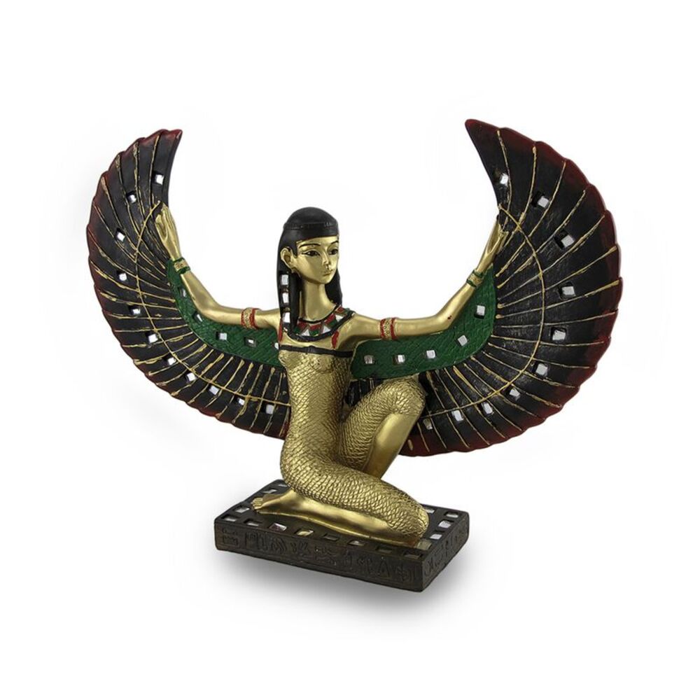 Winged Egyptian Goddess Isis Statue Deity Mythology